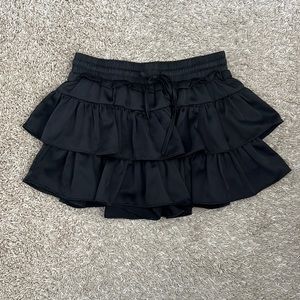Mini ruffle skirt